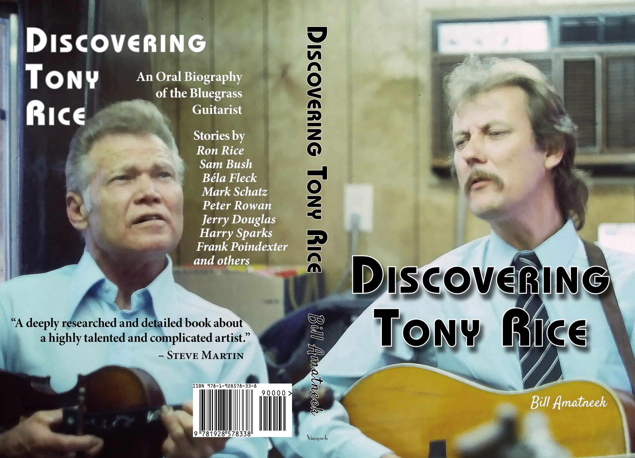 "Discovering Tony Rice" wrap around cover